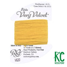 Petite Very Velvet V620 Yellow - KC Needlepoint