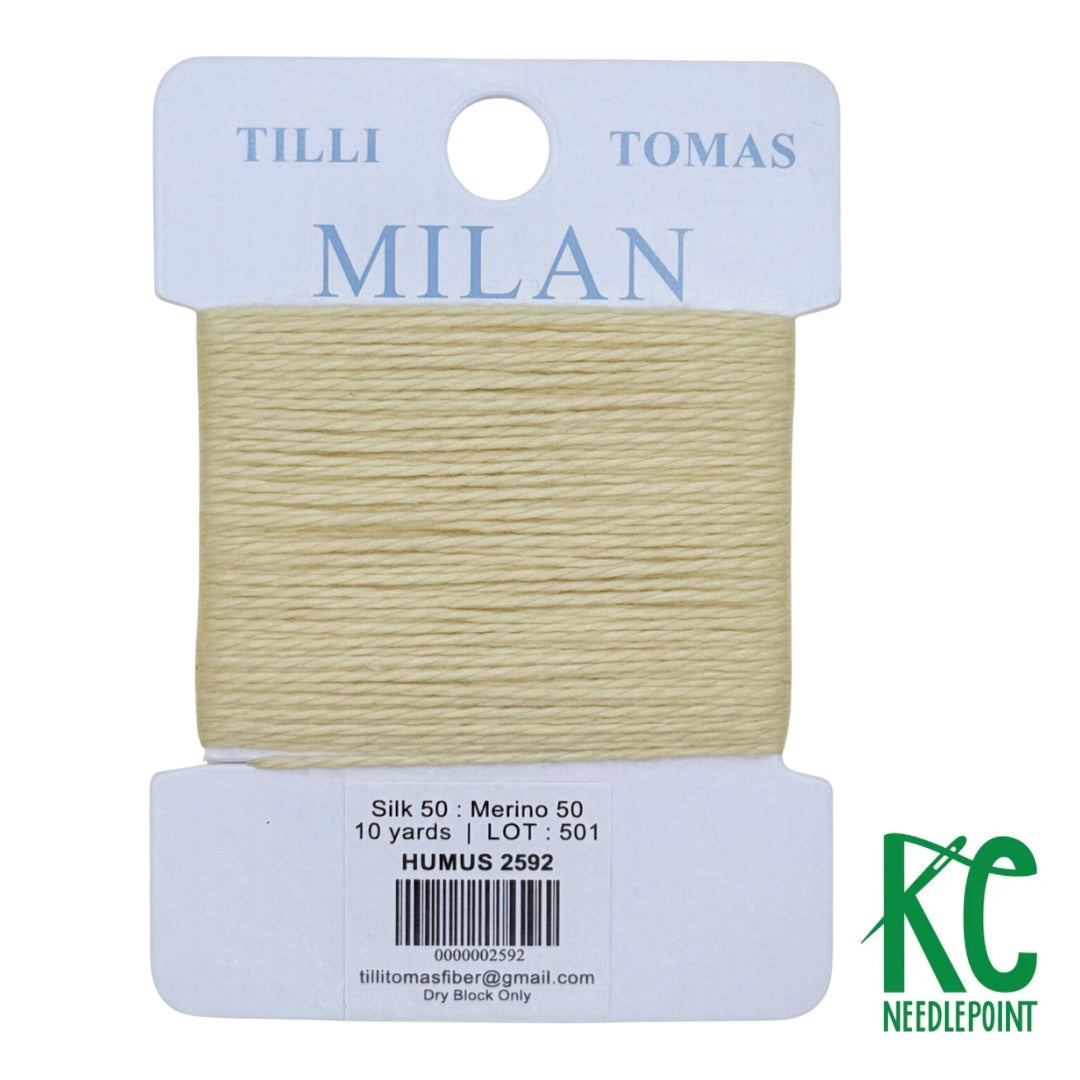 Milan Card 2592 Hummus - KC Needlepoint