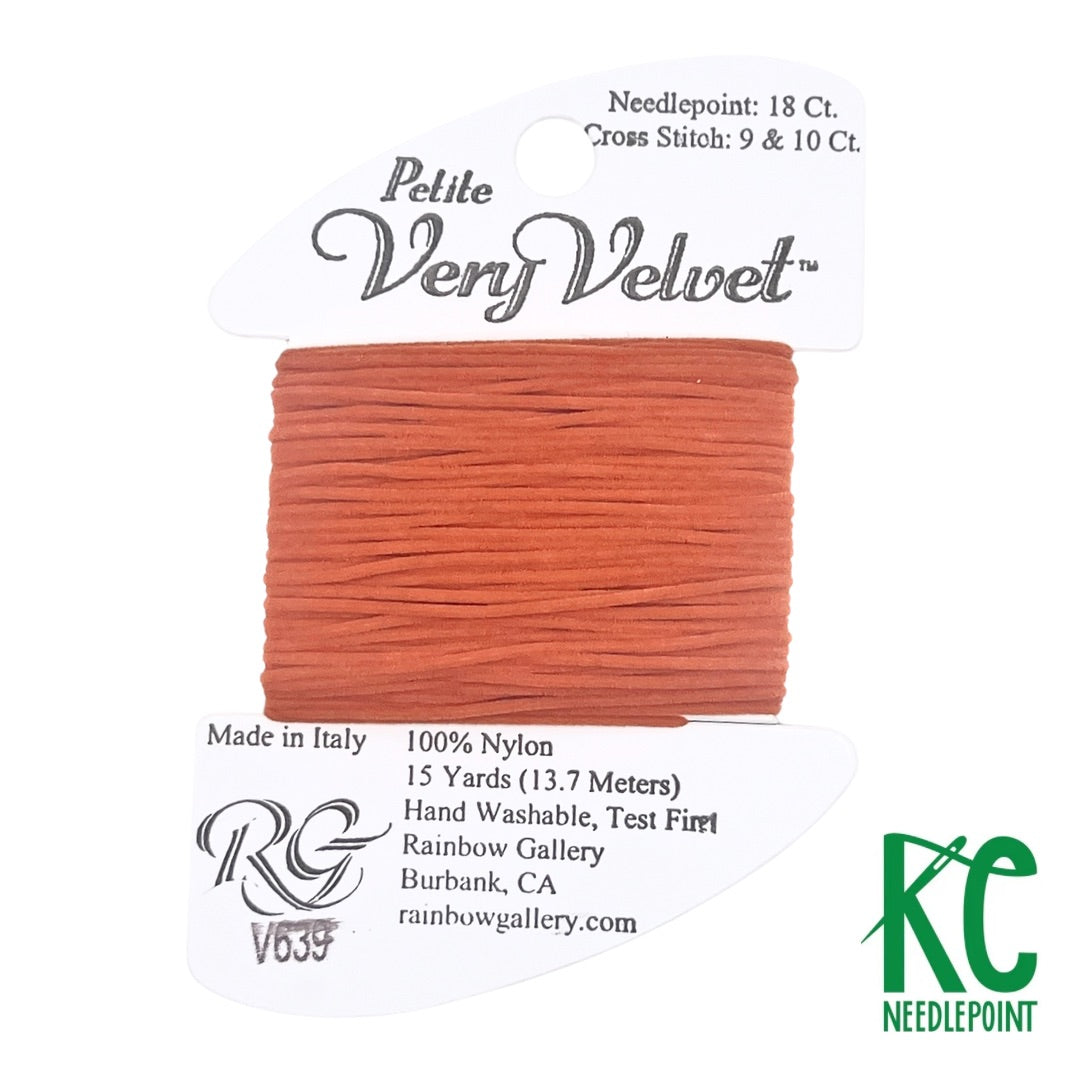 Petite Very Velvet V639 Teracotta - KC Needlepoint