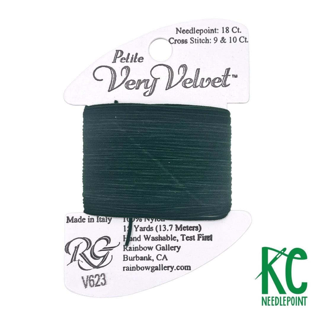 Petite Very Velvet V623 Dark Green - KC Needlepoint