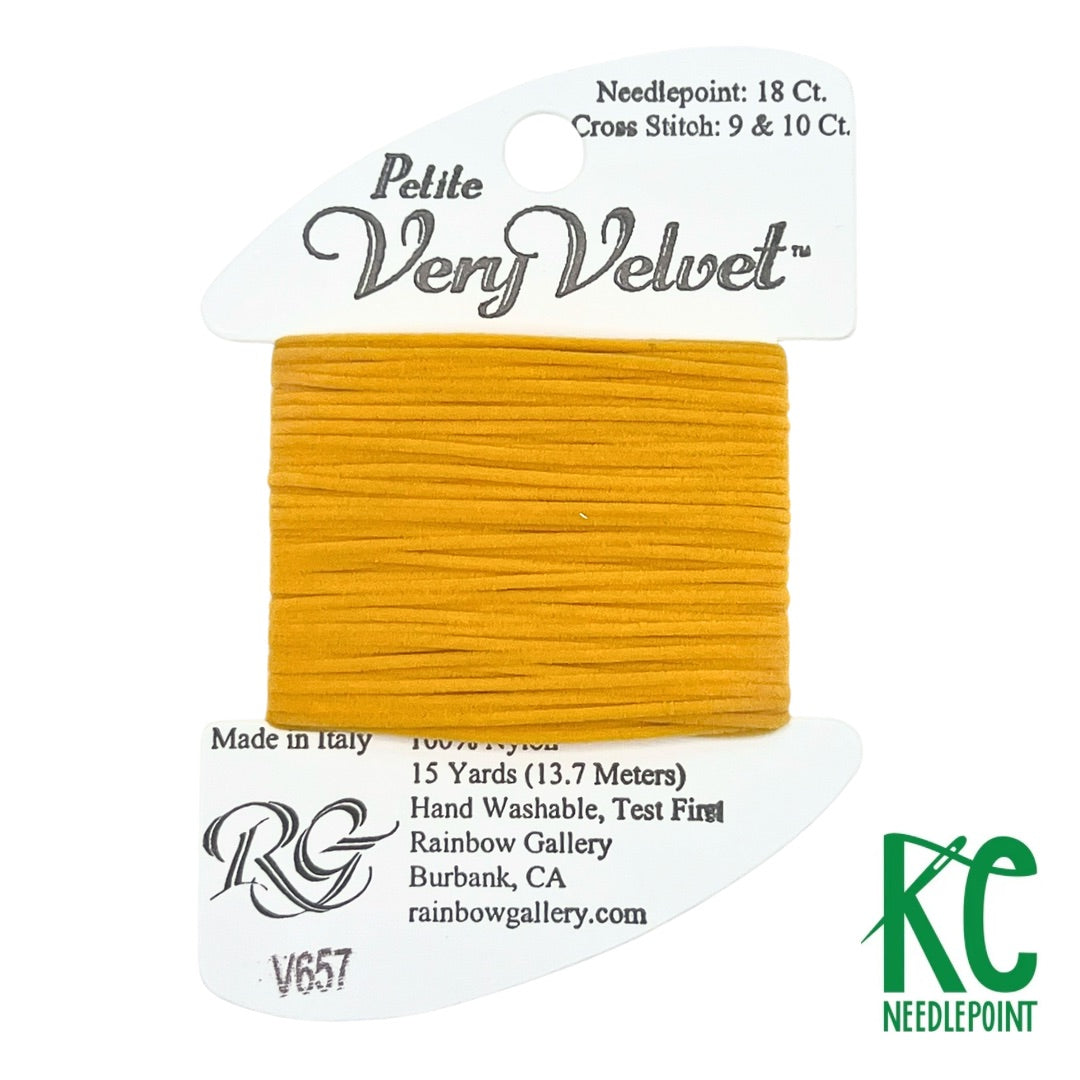 Petite Very Velvet V657 Gold - KC Needlepoint