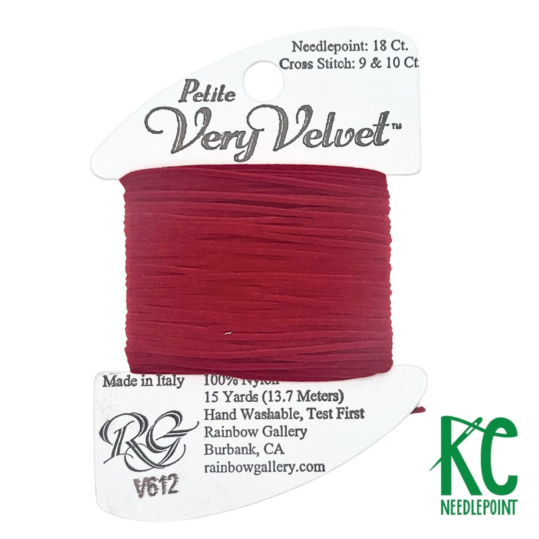 Petite Very Velvet V612 Cherry Red - KC Needlepoint