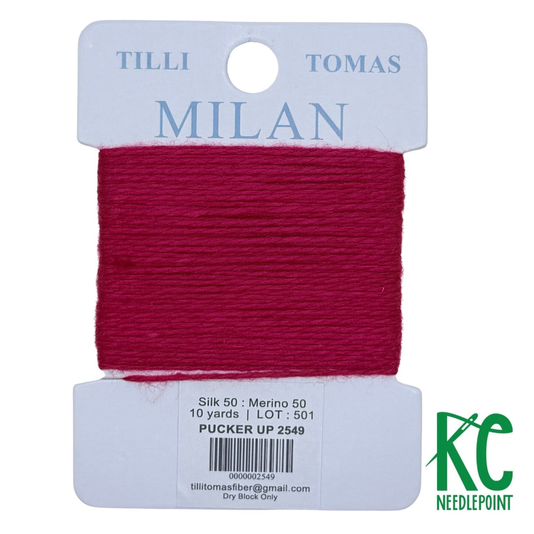 Milan Card 2549 Pucker Up - KC Needlepoint