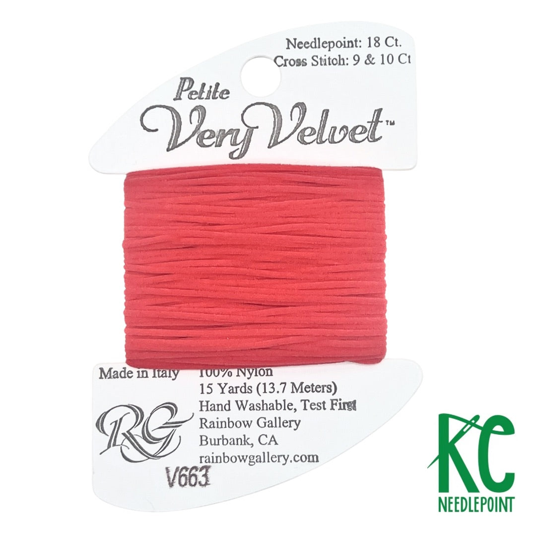 Petite Very Velvet V663 Coral - KC Needlepoint