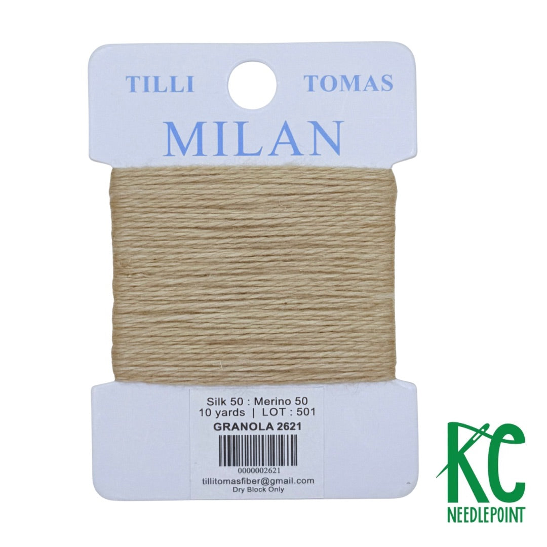 Milan Card 2621 Granola - KC Needlepoint