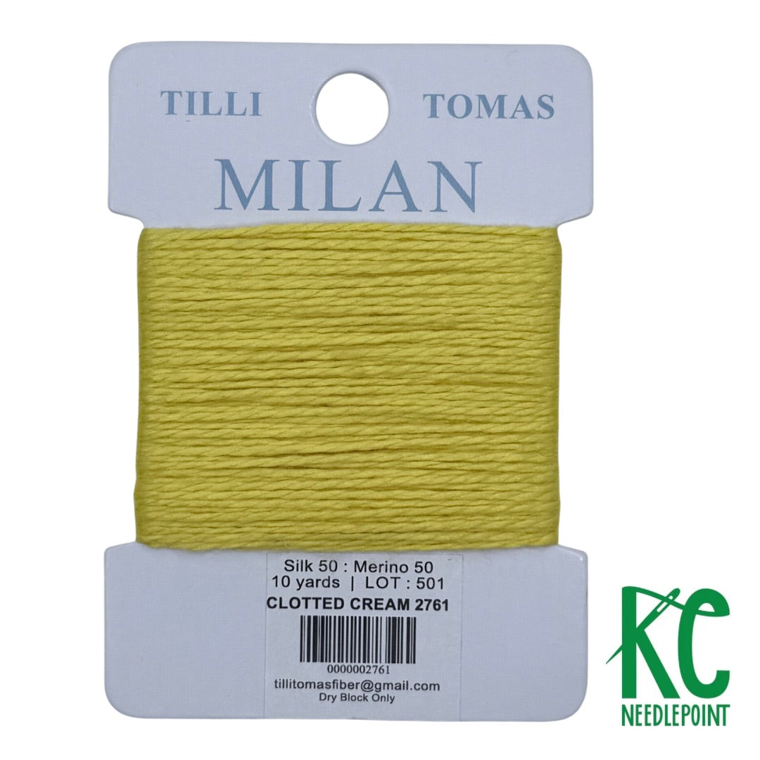 Milan Card 2761 Clotted Cream - KC Needlepoint