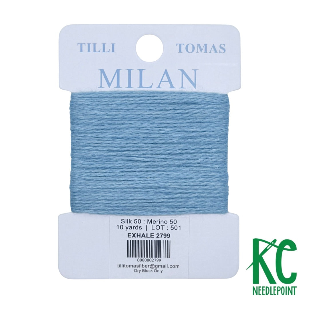 Milan Card 2799 Exhale - KC Needlepoint