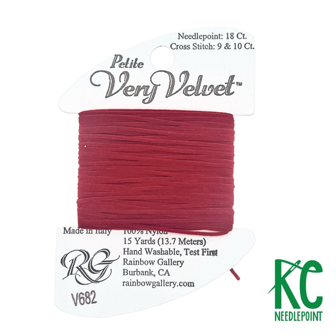 Petite Very Velvet V682 Scarlet - KC Needlepoint