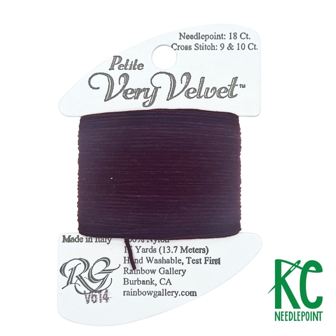Petite Very Velvet V614 Garnet - KC Needlepoint