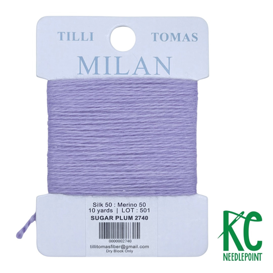 Milan Card 2740 Sugar Plum - KC Needlepoint