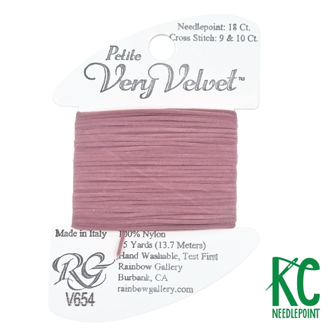 Petite Very Velvet V654 Antique Mauve - KC Needlepoint