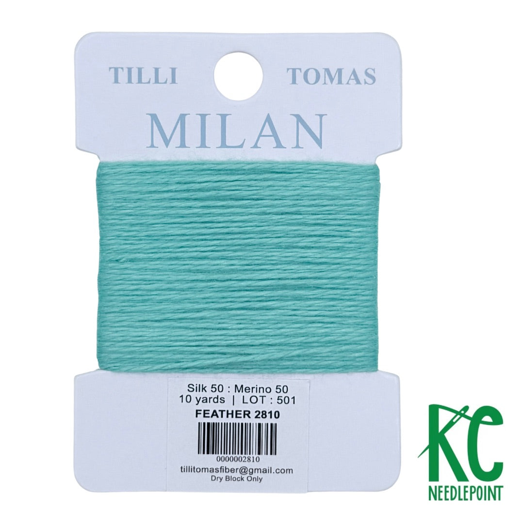 Milan Card 2810 Feather - KC Needlepoint