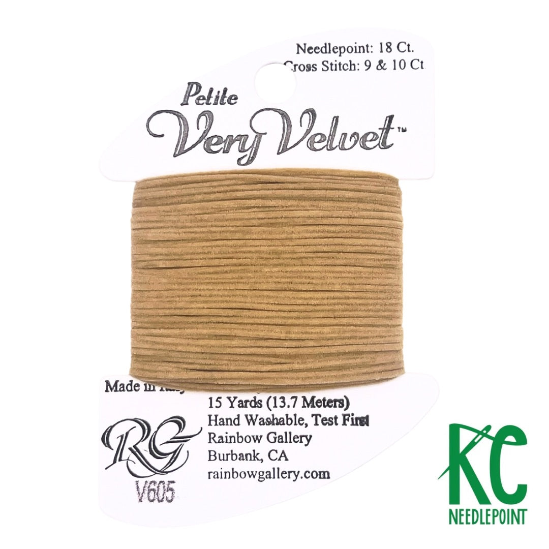 Petite Very Velvet V605 Camel - KC Needlepoint