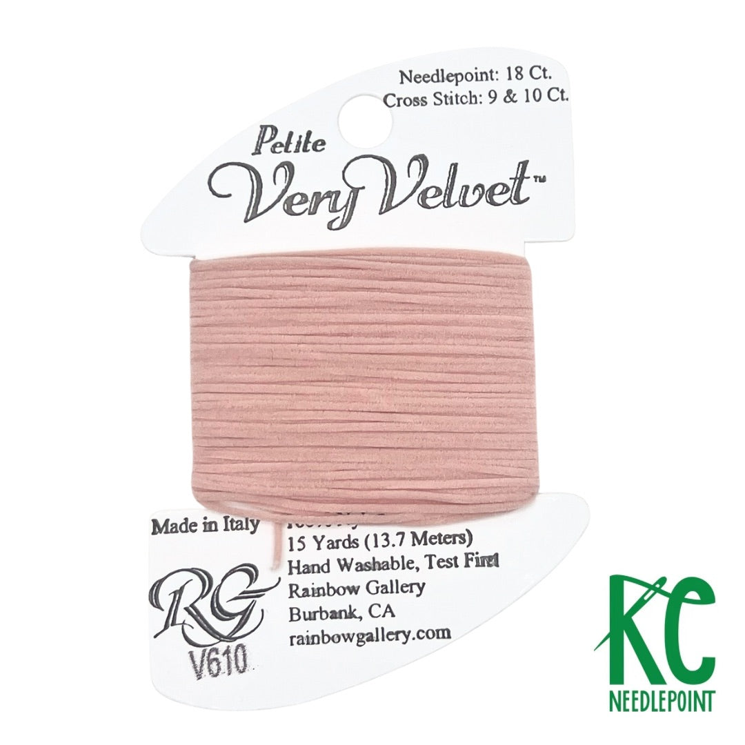 Petite Very Velvet V610 Pink - KC Needlepoint