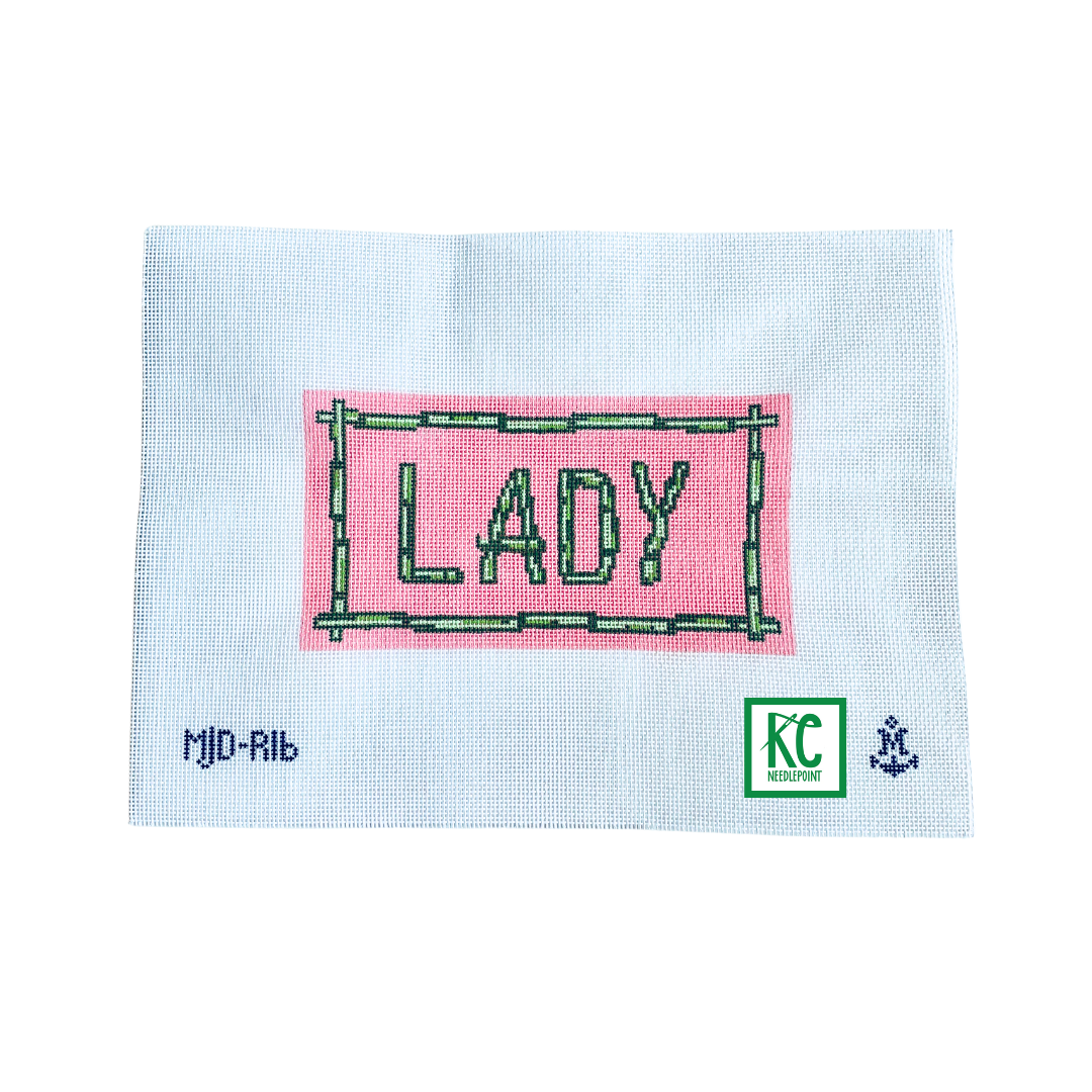 Lady Eyeglass Case Canvas - KC Needlepoint