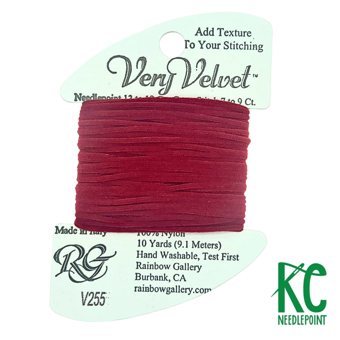Very Velvet V255 Dark Red - KC Needlepoint