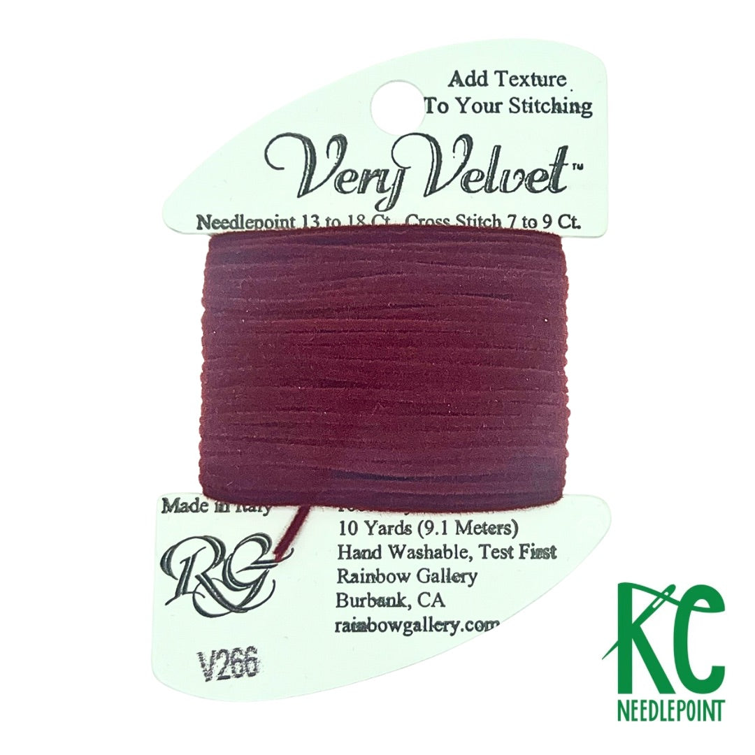 Very Velvet V266 Ruby - KC Needlepoint
