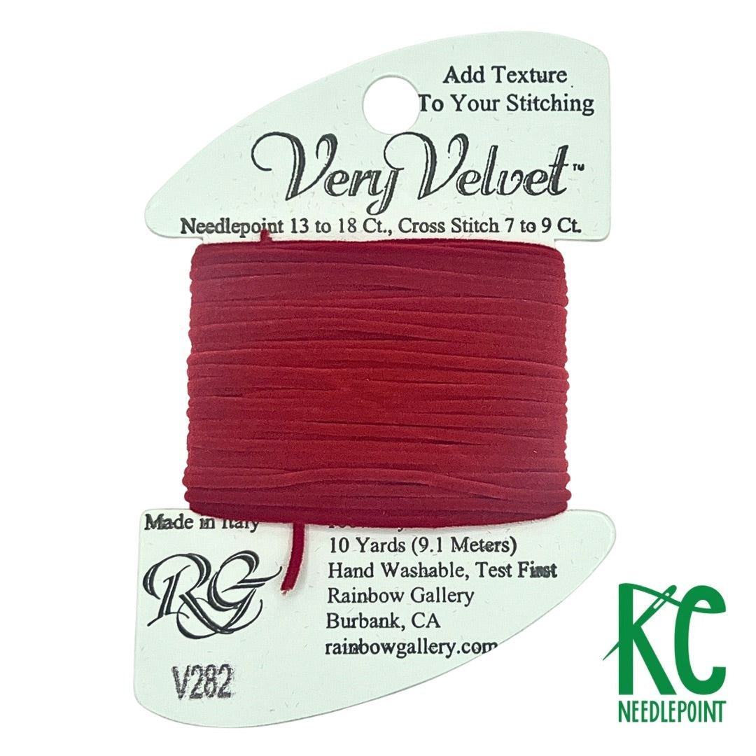 Very Velvet V282 Scarlet - KC Needlepoint