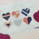 6 Hearts Canvas - KC Needlepoint