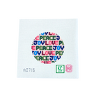 Peace Love Joy Canvas - KC Needlepoint