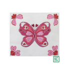 Pink Butterfly Canvas - KC Needlepoint