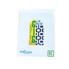 Rio de Janeiro Vintage Travel Tag Canvas - KC Needlepoint