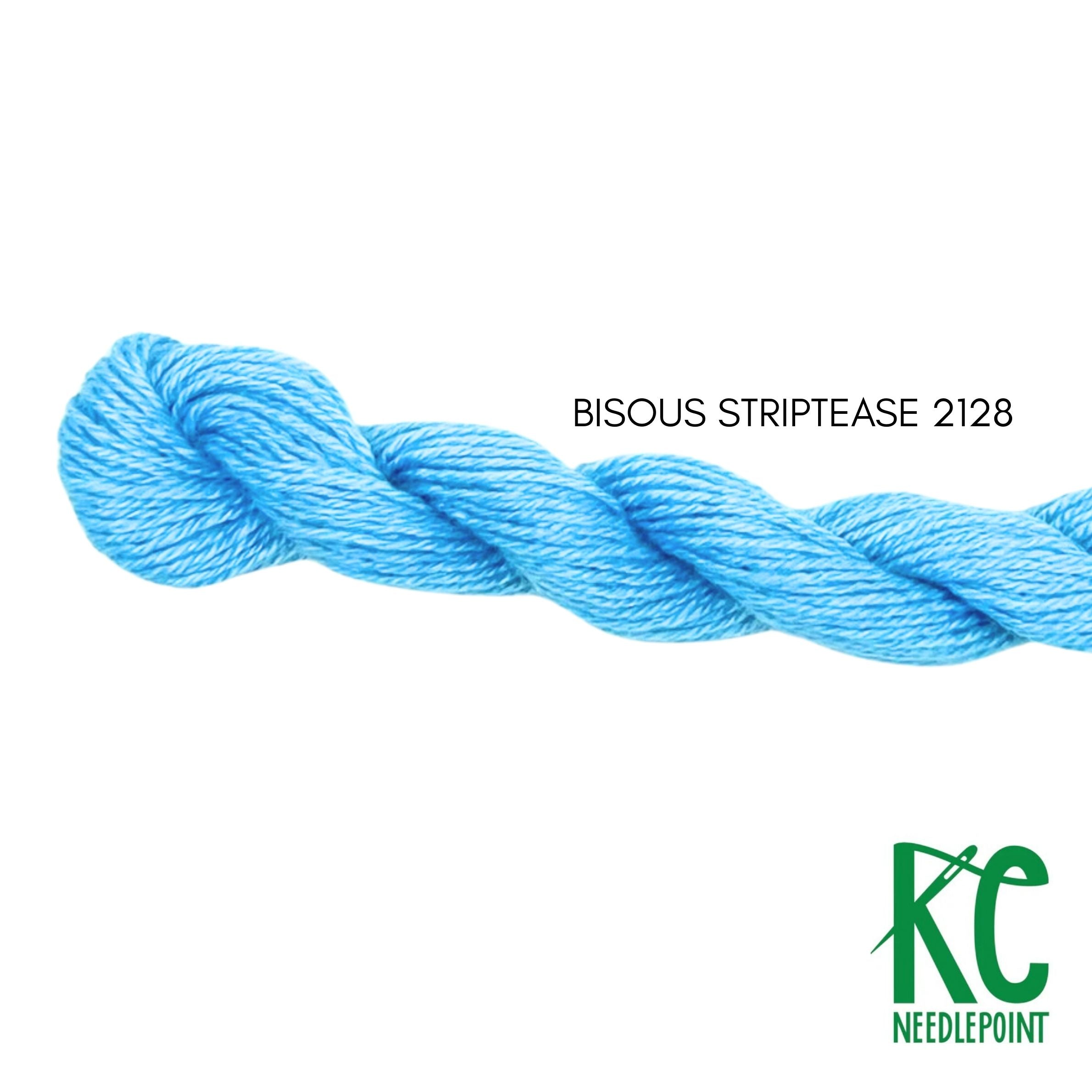 Bisous Skein 2128 Striptease - KC Needlepoint