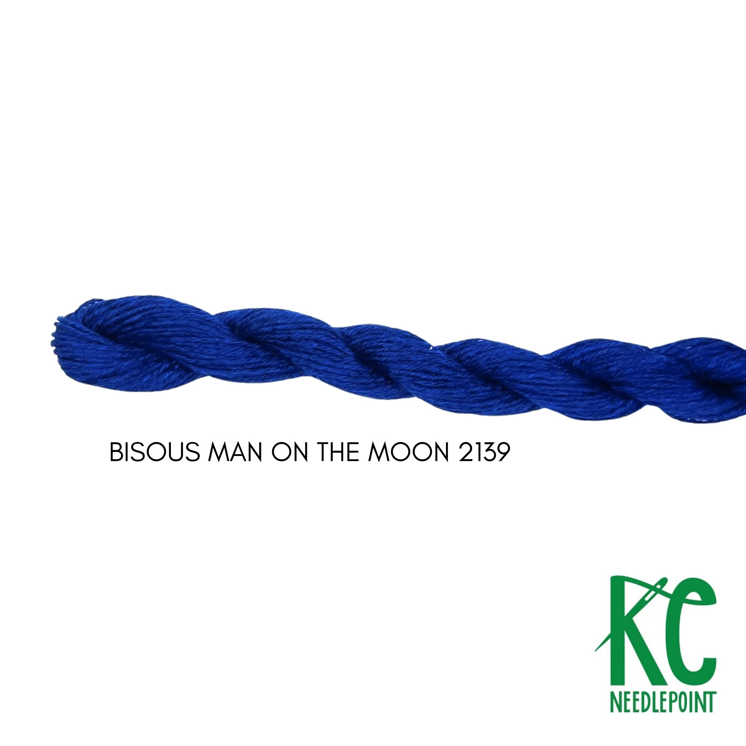 Bisous Skein 2139 Man on the Moon - KC Needlepoint