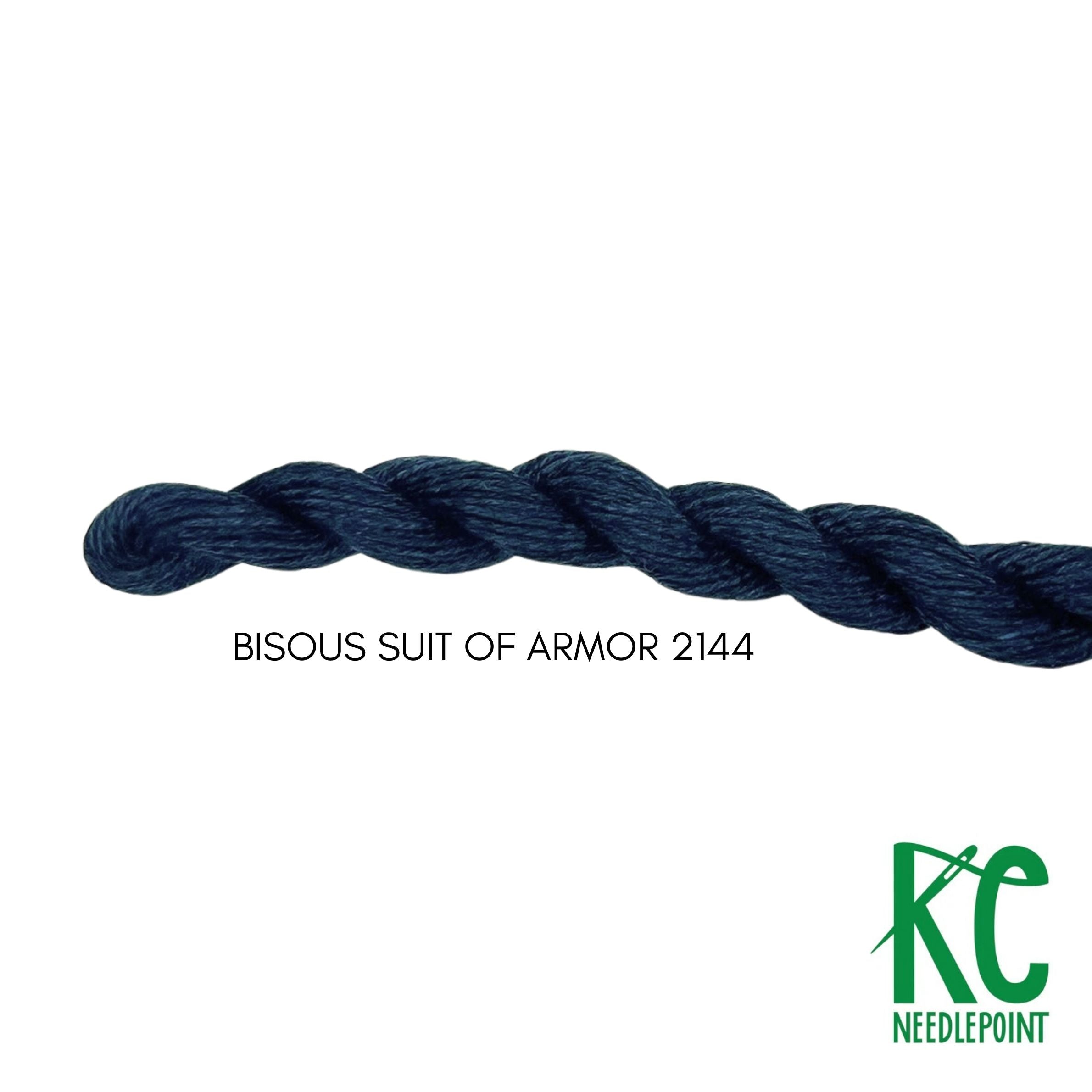 Bisous Skein 2144 Suit of Armor - KC Needlepoint
