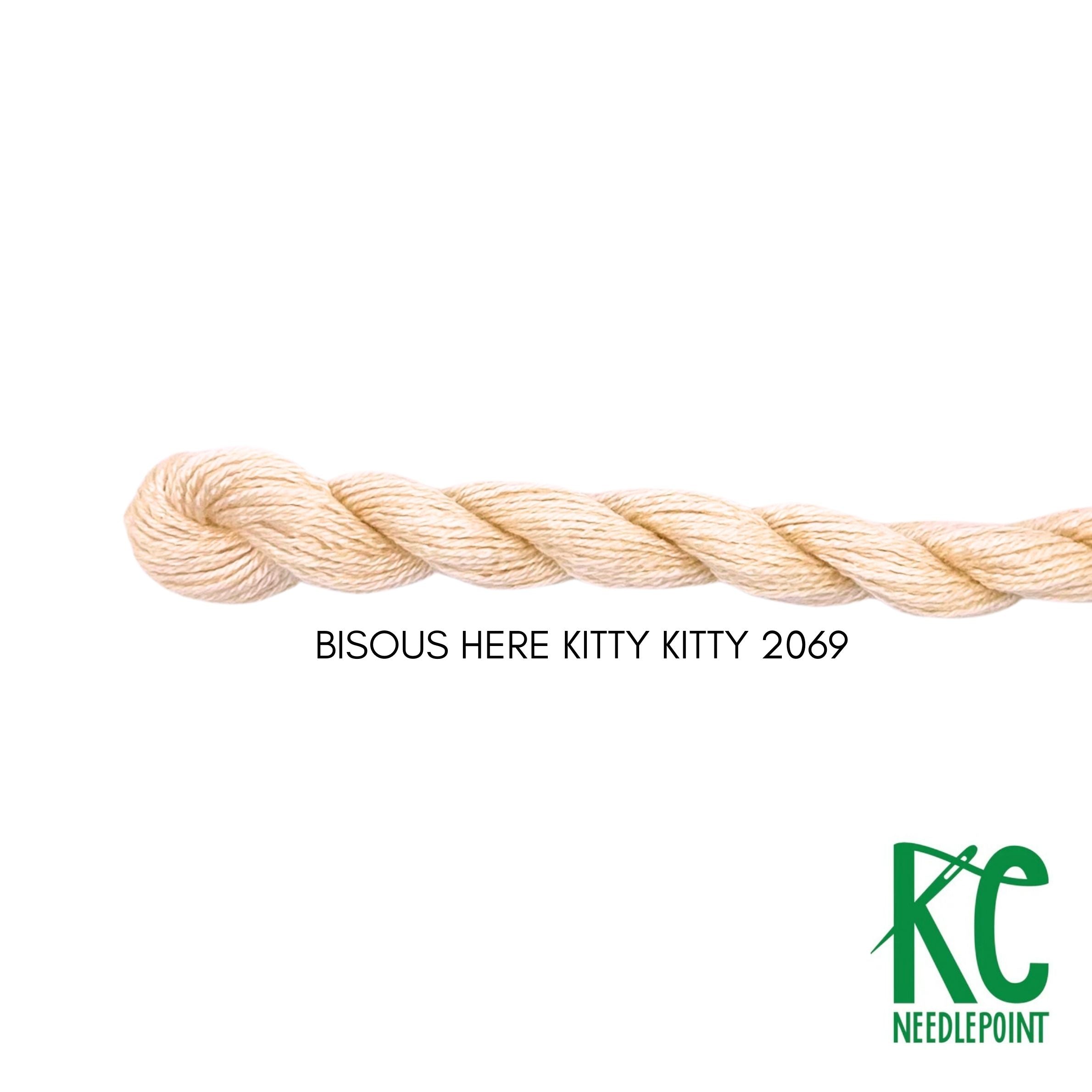 Bisous Skein 2069 Here Kitty Kitty - KC Needlepoint