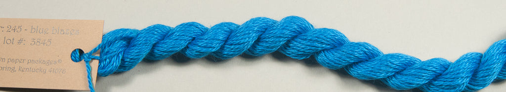 Silk & Ivory 245 Blue Blazes - KC Needlepoint