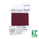 Silk Lamé Braid SL27 Garnet - KC Needlepoint