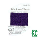 Silk Lamé Braid SL23 Dark Lavender - KC Needlepoint