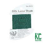 Silk Lamé Braid SL95 Medium Christmas Green - KC Needlepoint