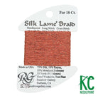 Silk Lamé Braid SL176  Coral - KC Needlepoint