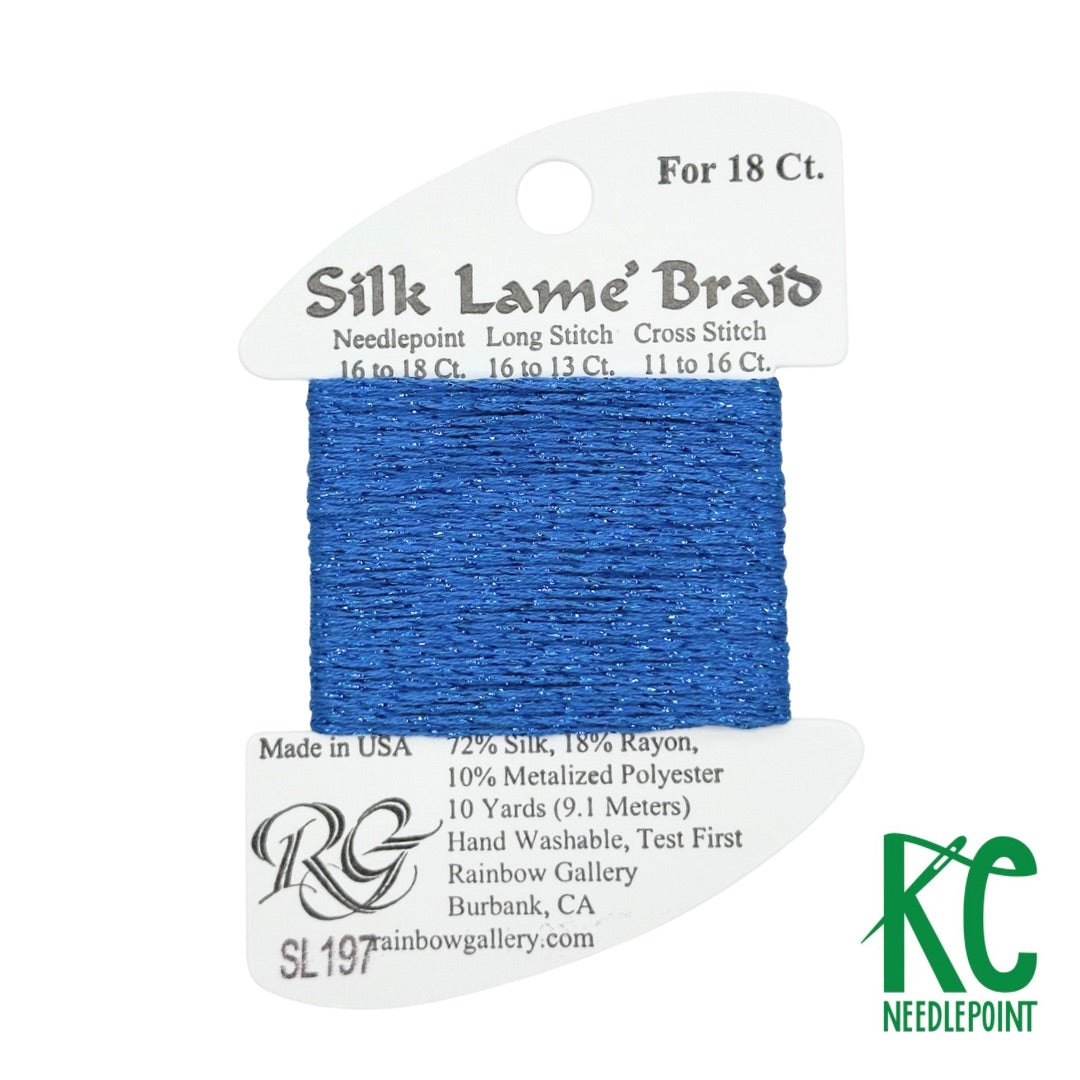 Silk Lamé Braid SL197 Star Sapphire - KC Needlepoint