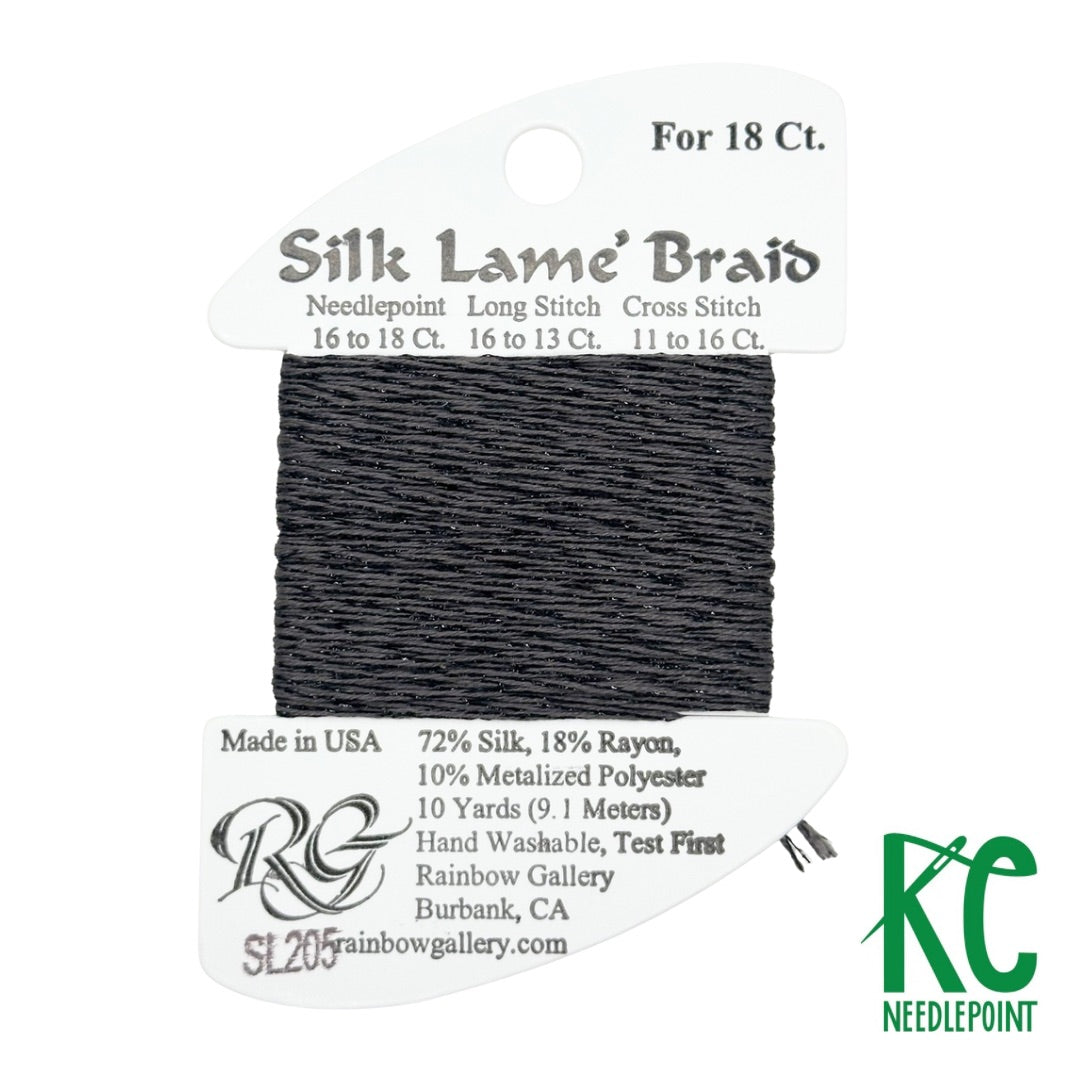 Silk Lamé Braid SL205 Gargoyle - KC Needlepoint