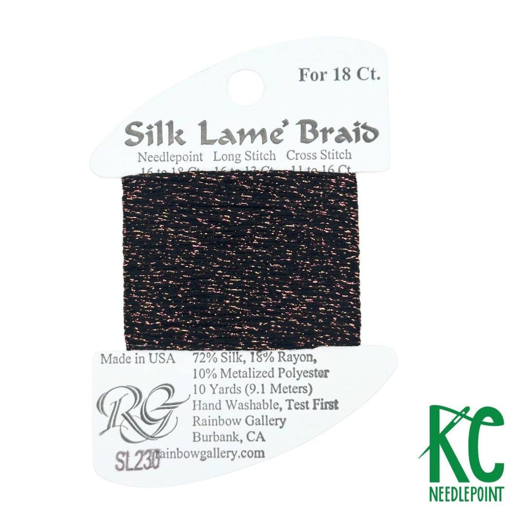 Silk Lamé Braid SL230 Bronze - KC Needlepoint