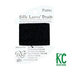Petite Silk Lamé Braid SP01 Black - KC Needlepoint