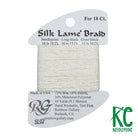 Silk Lamé Braid SL02 White - KC Needlepoint