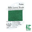 Petite Silk Lamé Braid SP10 Green - KC Needlepoint