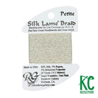 Petite Silk Lamé Braid SP33 Eggshell - KC Needlepoint