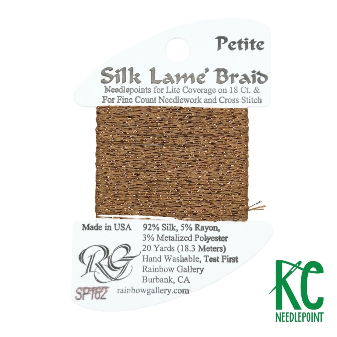 Petite Silk Lamé Braid SP162 Hazel - KC Needlepoint