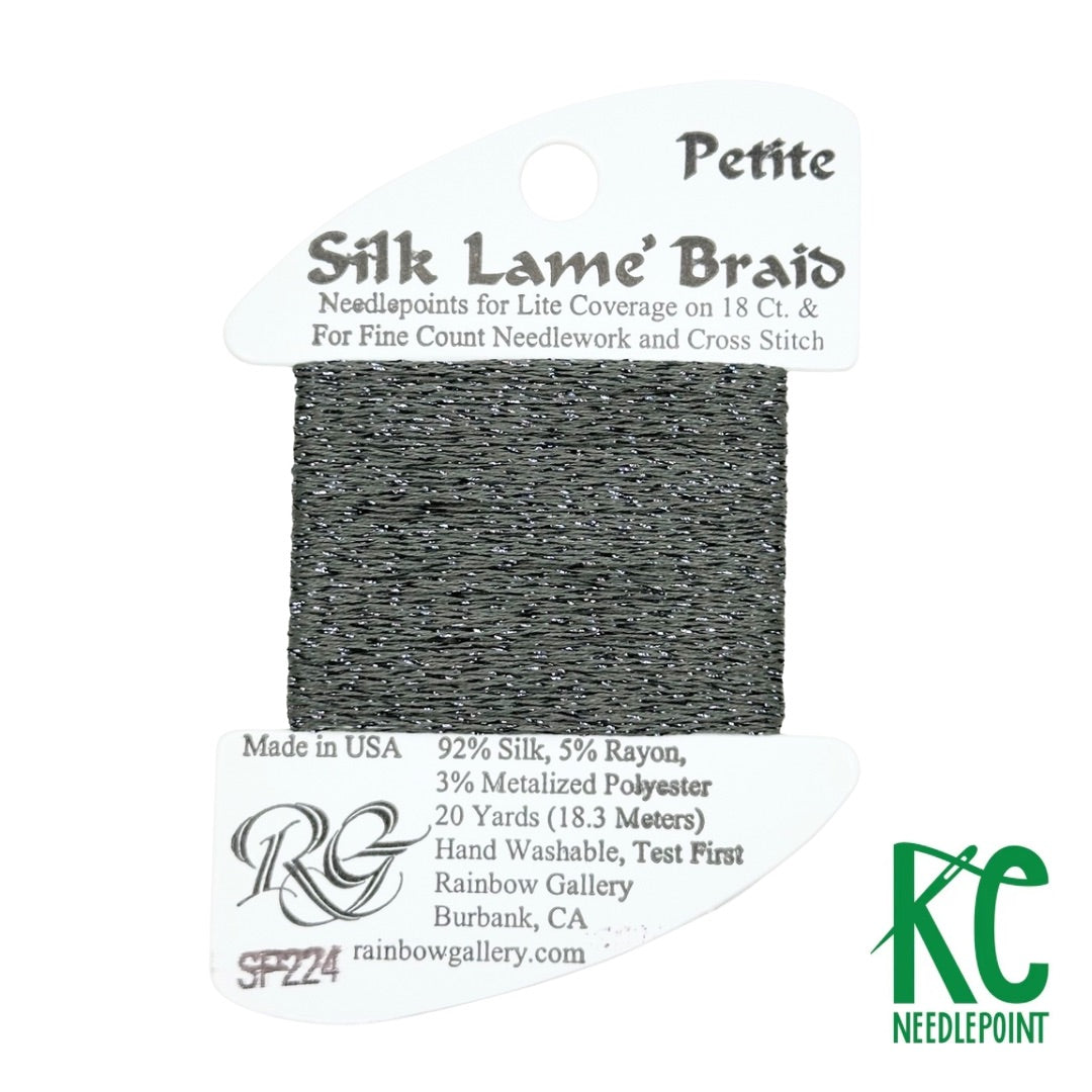 Petite Silk Lamé Braid SP224 Shining Armor - KC Needlepoint