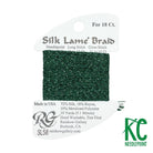 Silk Lamé Braid SL58 Dark Christmas Green - KC Needlepoint