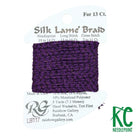 Silk Lamé Braid LB117 Dark Violet - KC Needlepoint