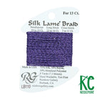 Silk Lamé Braid LB110 Dark Violet - KC Needlepoint
