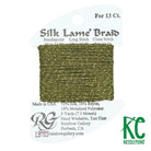 Silk Lamé Braid LB103 Olive - KC Needlepoint