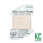 Silk Lamé Braid SL90 Barely Pink - KC Needlepoint