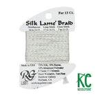 Silk Lamé Braid LB81 Platinum - KC Needlepoint